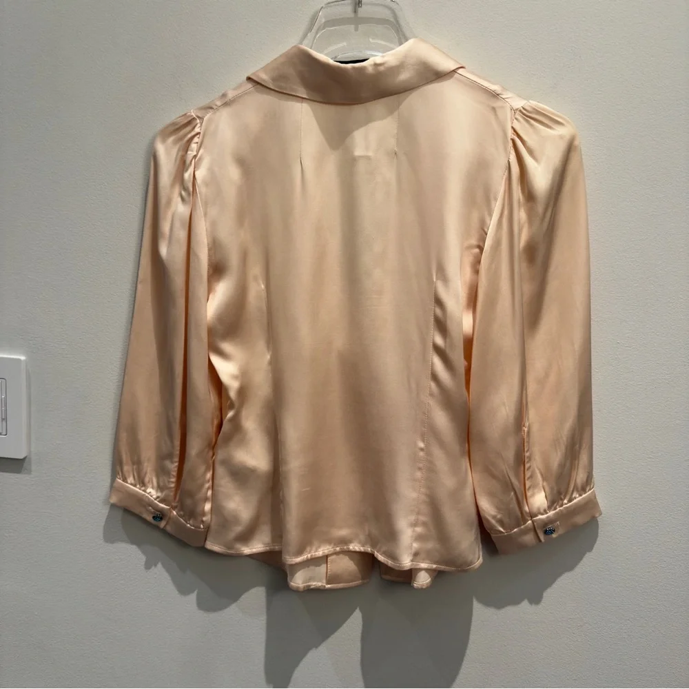 Zara x Kate Moss silky romantic blouse - Picture 10 of 11
